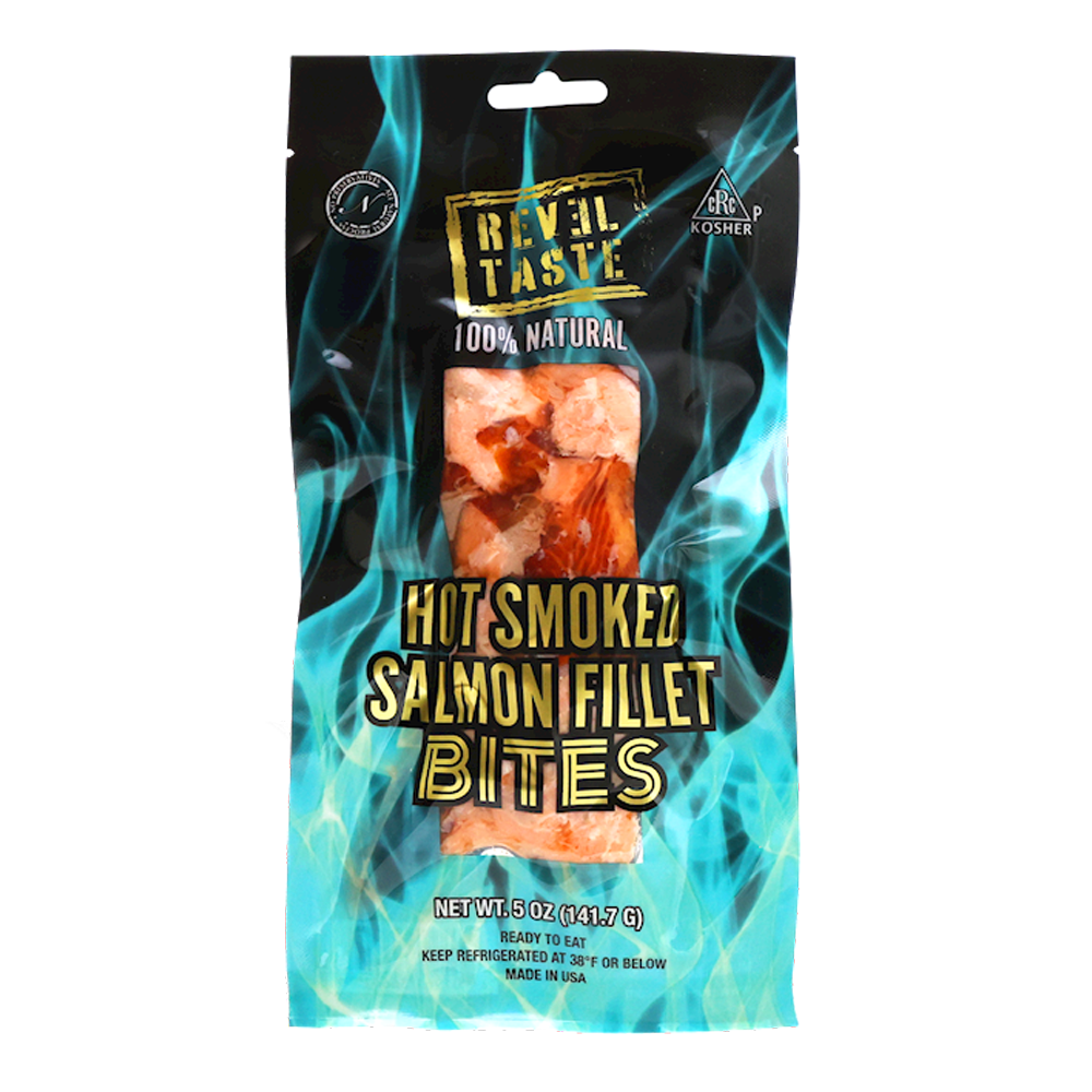 Hot Smoked Salmon Fillet Bites – 5 oz (142 gr)